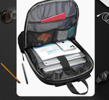 TD® Sac à dos d'ordinateur 15,6 pouces Sac à dos pour homme Sac d'école mince