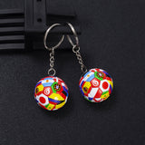 TD® Coupe d'Europe 2 porte-clés Pendentifs football Périphérique 32 équipes nationales Personnalité Créativité Fans Souvenirs Cadeau
