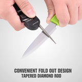 TD® Aiguiseur couteaux professionnel ciseaux céramique lame affûteuse meulage lame tranchant d'affûtage ménager multifonction cuisin