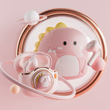 TD® Casque Bluetooth sans fil Bluetooth 5.1 Poubelle de dessin animé Réduction du bruit Longue durée de vie de la batterie Appel HD