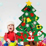 Feutre Arbre de Noël Puzzle Noël Cadeau Créatif DIY Feutre Décoration Jouet Pendentif DIY Décoration De Noël Arbre De Noël Ca