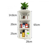 TD® Étagère de salle de Bain Résistante à la moisissure/ Support de toilette Murale Triangle Salle de Bains/ Rack Coin de mur