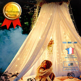 TD® Guirlande Lumineuse LED à Pile, 2 x 10M Lumière Etoilée 100 LEDs, Décoration Extérieure Intérieure Imperméable Télécommande