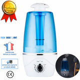 TD® Humidificateur d'Air / Réservoir d'eau transparente/ Aromathérapie muet/ Diffuseur domestique grande capacité 2 L
