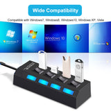 TD® Prise multiple électrique interrupteurs alimentation Bloc Adaptateur Multi Parafoudre intelligent Ethernet 7 ports HDMI indépend