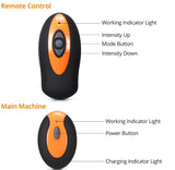 TD® Machine circulation sanguines pieds Machine massage automatiques vibrationss pieds Type papillon noir Charge à distance