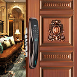 TD® Serrure automatique d'empreinte digitale domestique serrure intelligente serrure mot de passe serrure de porte antivol électroni