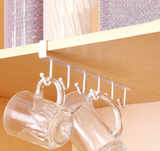 Crochets à vêtements armoires  fer forgé étagères rangement multifonctions étagères de rangement cuisine pas de traces sans c