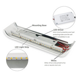 TD® 12W Applique Murale LED Lampe Murale Applique Interieur Extérieur Lumière Blanc Chaud