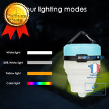 TD® Nouvelle lanterne de camping Portable LED Randonnée Veilleuse Lampe de poche Collapsable  Lampe Veilleuse pour Eclairage Externe