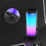 Haut-parleur Bluetooth carte plein écran coloré subwoofer ambiance de bureau colorée lumière ordinateur de bureau petit audio
