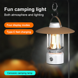 TD® Lampe de camping de support portable rétro rechargeable d'urgence d'atmosphère portable