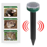 TD® repeller souris solaire, champ de riz LED à ultrasons Repeller souris, repeller serpent, ferme manoir produit spécial 2 pack