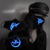 TD® Masque de jeu de personnalité de la mode fluorescente pour hommes et femmes, cadeau d'anniversaire de Noël masque en tissu lavab