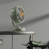 TD® Ventilateur de bureau de bureau secouant la tête chargeant un ventilateur de circulation d'air simple à la mode silencieuse