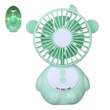 TD® Petit ventilateur de lampe de table charge USB multi-fonctionnel créatif étudiant ordinateur de poche tuyau en silicone muet