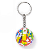 TD® Coupe d'Europe 2 porte-clés Pendentifs football Périphérique 32 équipes nationales Personnalité Créativité Fans Souvenirs Cadeau