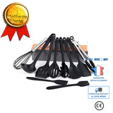 TD® 10pcs kit de outils de cuisson Ustensile de cuisine Silicone Noir Soyez le premier à donner votre avisPosez une question sur ce