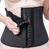 TD® Ceinture abdominale 25 cm 25 acier os respirant maille corps corps fitness shapewear sport taille ceinture en caoutchouc