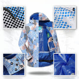 TD® Combinaison de ski homme combinaison coupe-vent et éclaboussures charge d'eau combinaison de ski simple et double planche-XL