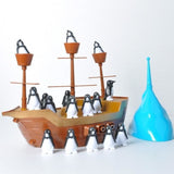 TD® Jeu Équilibrage Pingouins Bateau Pirates/ Jeu de Société/Jeu de Table/ Jouet Enfant Adulte Bar/ Habileté