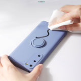 TD® Samsung Galaxy S20Ultra Phone Case Anti-collision Silicone Protective Cover Soft Cover Purple Fresh Design