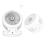INN® Mini ventilateur  Powerbank  Humidificateur puissant Brumisateur  Portable et Rechargeable