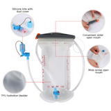 Sports de plein air vessie d'eau cyclisme alpinisme pression sac d'eau potable doublure à ouverture complète 1.5L sac d'eau p