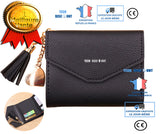 TD® Femmes Porte-monnaie/ Cartes / Portefeuille Sac à Main Compact Compagnon Pratique Sécurité Effets Personnels