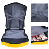 TD® Valise à roulettes pour enfants 20 pouces 3D bagage trois dimensions roue universelle valise enfants école primaire motif lion