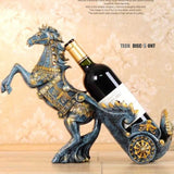 TD® Chariot hippomobile casier à vin décoration cadeau créatif accessoires pour la maison cave à vin décoration décoration