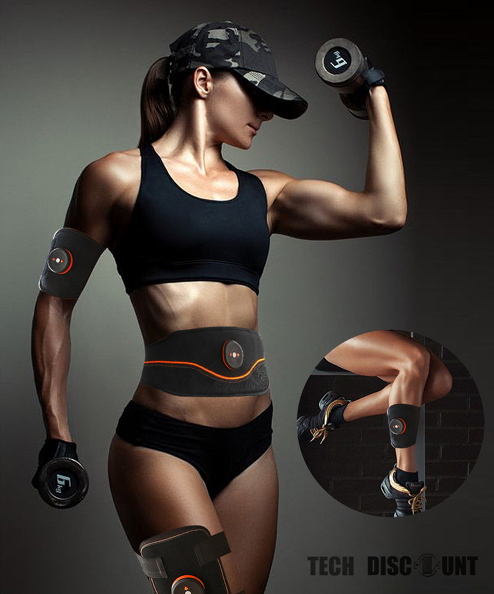 TD® Stimulateur Musculaire cuisse bras entraînement remise en forme Abdominal Toner USB Rechargeable Machine Fitness mince jambe Fit