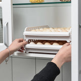 Réfrigérateur cuisine monocouche boîte de rangement support à œufs support tiroir boîte de rangement ménage boîte à œufs