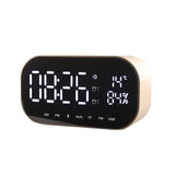 INN® S2 sans fil Bluetooth carte audio insérer U disque avec radio réveil thermomètre affichage extérieur universel argent