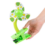 TD® Petit ventilateur de bureau ventilateur à clip ordinateur portable batterie à clipser ventilateur de chariot pour enfants