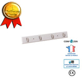 Patère Cintre au dos de la porte chambre Cintre simple Cintre blanc Cintre mural Crochet à vêtements non perforé Cintre non p