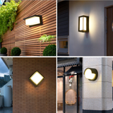 TD® Applique extérieure étanche balcon extérieur mur extérieur escaliers terrasse cour porte éclairage à la maison applique murale l