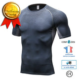 Vêtements d'entraînement, t-shirt respirant à manches longues, collants d'extérieur, vêtements de yoga et de fitness pour hom