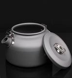 TD® Portable portable en plein air pique-nique bouilloire cafetière théière portable camping spécial thé bouilli pot en aluminium