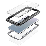 TD® Coque de téléphone transparente anti-poussière pour Samsung Galaxy S2 Dual AR Coating Lens Position précise du trou