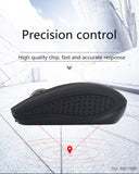 TD® Souris optique sans fil bluetooth gamer photoélectrique ergonomique silencieuse bureau grise jeu avec piles