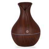 TD® Humidificateur de vase à grain de bois, machine d'aromathérapie, bureau de voiture et maison-Diffuseur d'Air huille essentielle