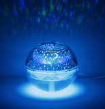 TD® Mini humidificateur cristal veilleuse projection nano atomisation processeur d'air domestique deux vitesses hors du brouillard