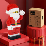 TD® Père Noël Compatible avec Lego Assembly Difficile Jouet pour Enfants Cadeau Petites Particules Blocs de Construction de Noël