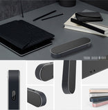 TD® Enceinte Portable Bluetooth Haut-Parleur noir entrée usb design Sans Fil Double Baffle Stéréo  Enceinte Waterproof soirée voyage