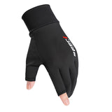 Gants en soie glacée printemps/été gants de pêche à vélo antidérapants gants élastiques à écran tactile sans doigts gants de