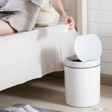 TD® poubelle intelligente automatique corbeille electrique cuisine salle bain couche de bureau chambre encastrable 12L bac ordures