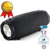 INN® Sans fil Bluetooth Audio Sports de plein air Portable TF Card U Disk Dual Speaker Subwoofer Speaker Noir