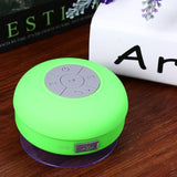TD® Enceinte Bluetooth Douche Étanche/ Waterproof Speaker BTS-06/ Haut-parleur à ventouse étanche niveau salle de bain, vert