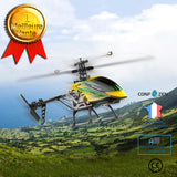 Hélicoptère télécommandé à hélice unique 2.4G télécommande sans aileron drone à quatre voies modèle d'avion jouet